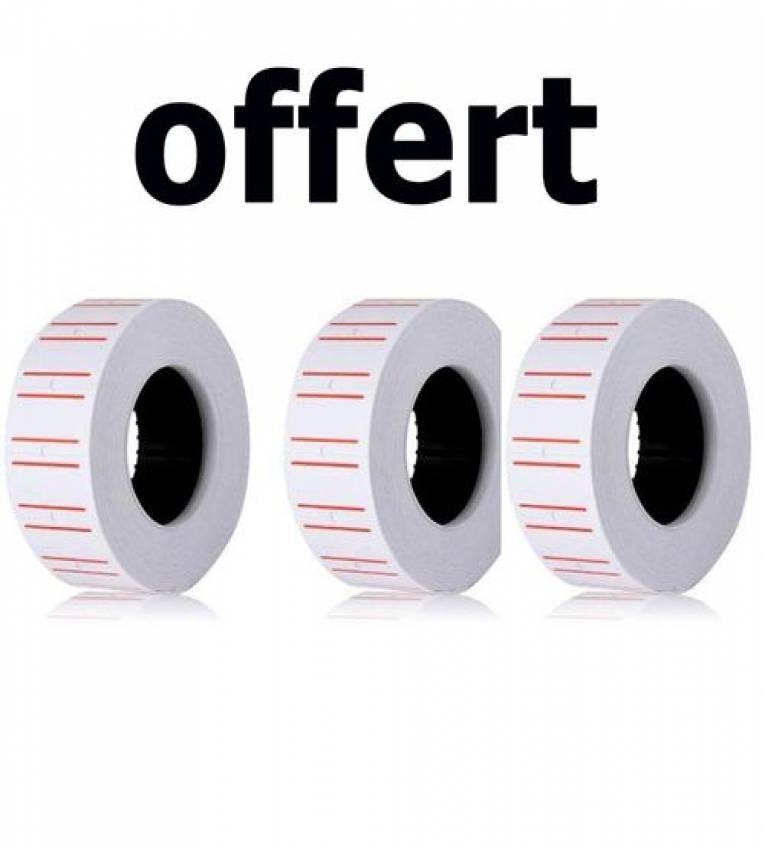 Etiqueteuse de prix 7504 + 2 rolo gratuit